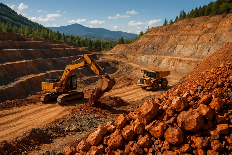 Copper mining operations exemplify the supply chain factors influencing rising prices